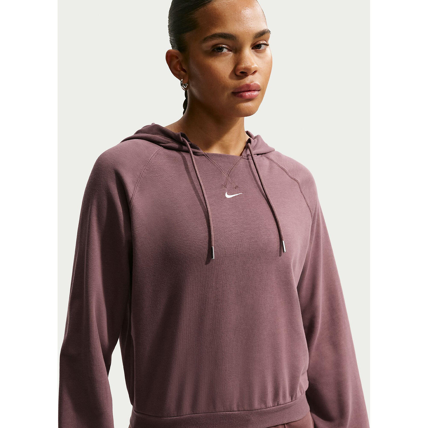 Sudaderas jerseys polares para Mujer Nike Chill Granate 3/5