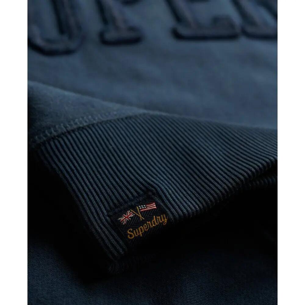 Felpa con colletto rotondo e testo tono su tono applicato donna Superdry Athleti 7/7