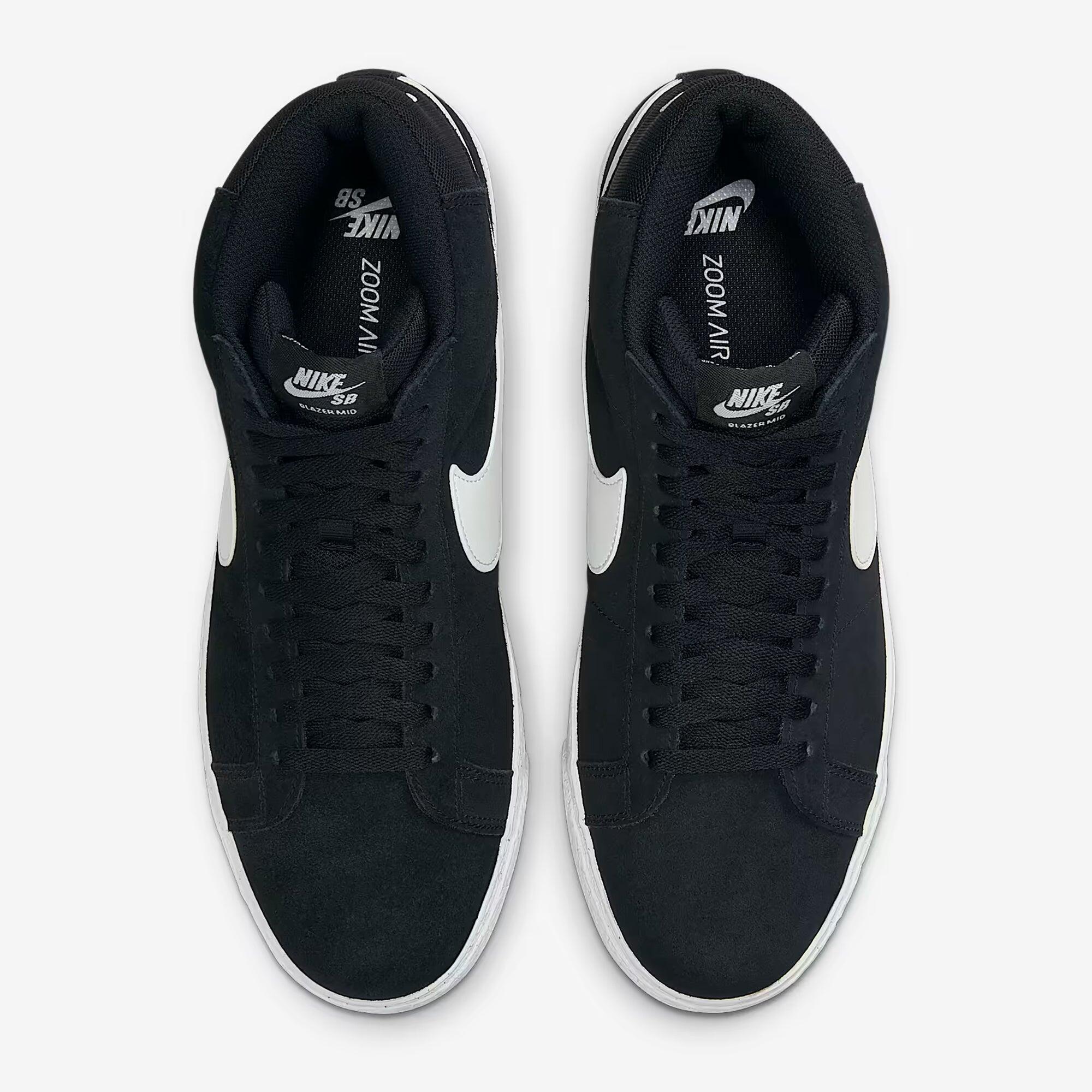 Nike SB Zoom Blazer Mid – Black/White-White-White 4/7