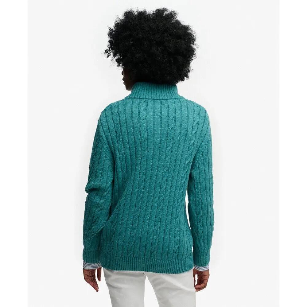 Damen lässiger Strickpullover mit halbem Reißverschluss Superdry 4/5
