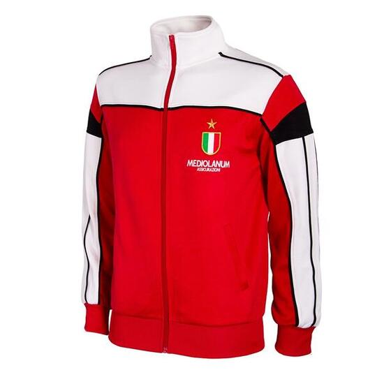Veste de survêtement - Homme - AC Milan 1988 - Rouge/Blanc