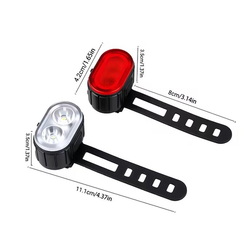 Sada osvětlení na kolo 200 a 50 lumenů 6/6