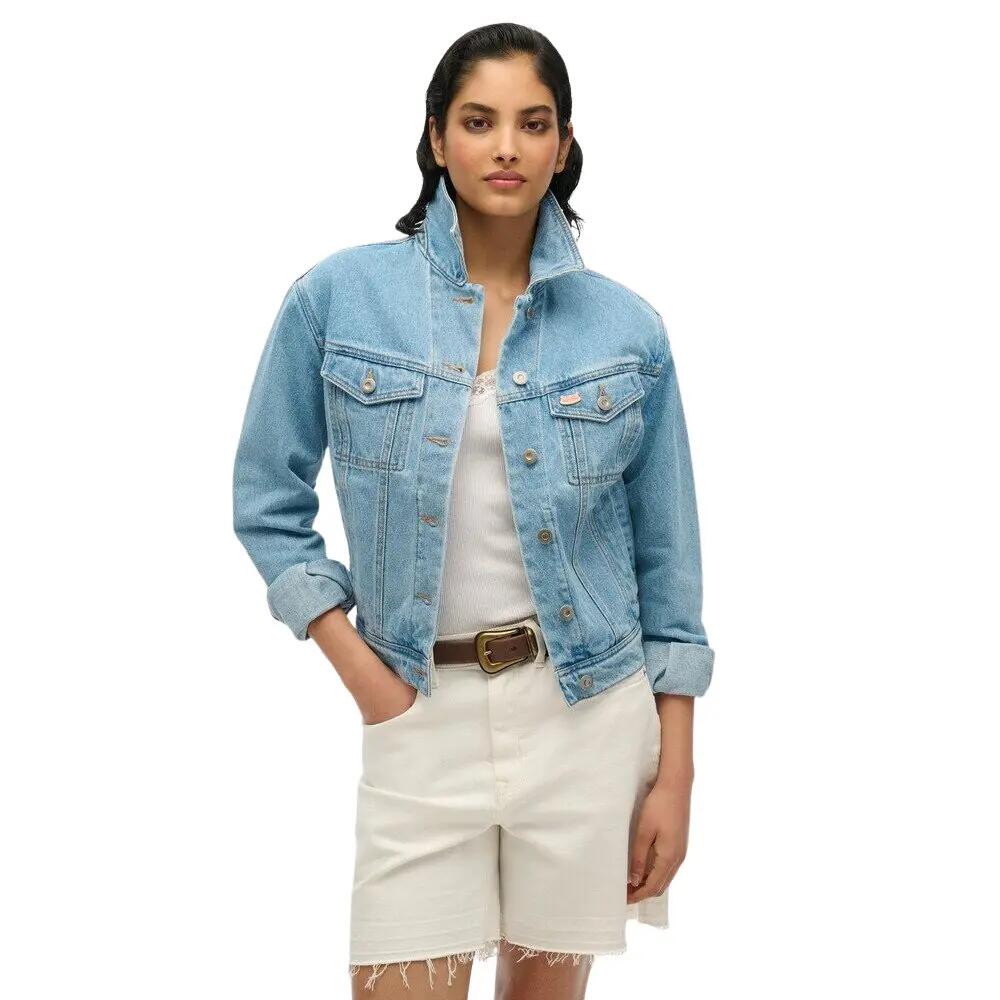 Dames spijkerjack met fantasie Superdry 2/7