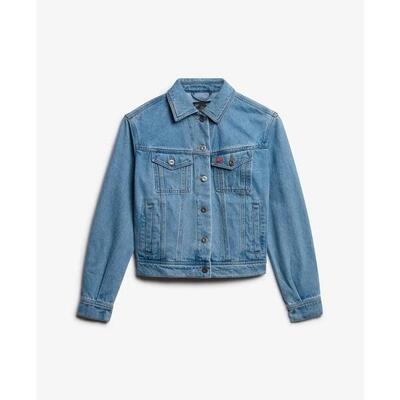 Dames spijkerjack met fantasie superdry