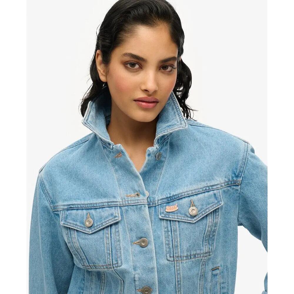 Dames spijkerjack met fantasie Superdry 6/7