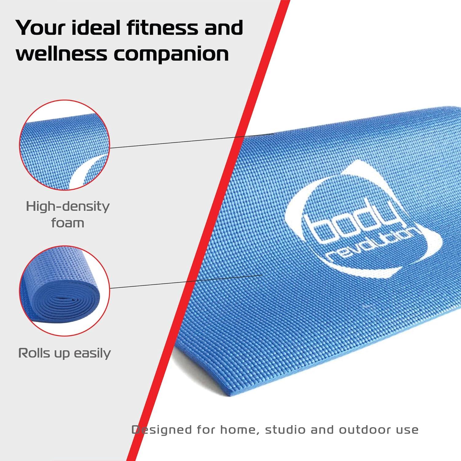 Body Revolution Yogamat - Blauw 5/6