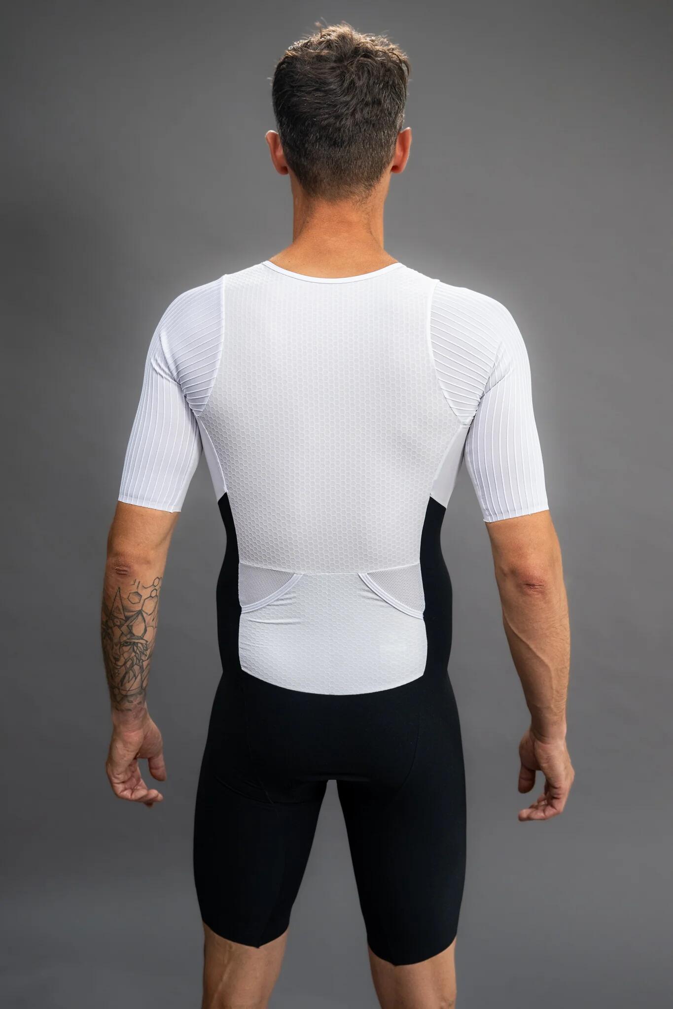 Kombinezon Triathlonowy Męski Quest Black White Premium 4/7