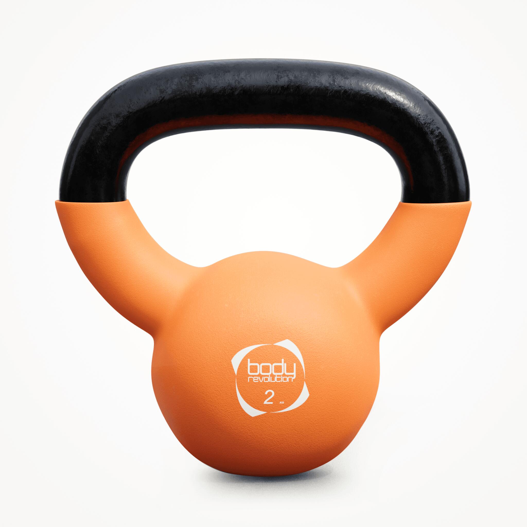 Zestaw Kettlebells z neoprenu Body Revolution 4 kg 6 kg 8 kg 6/7