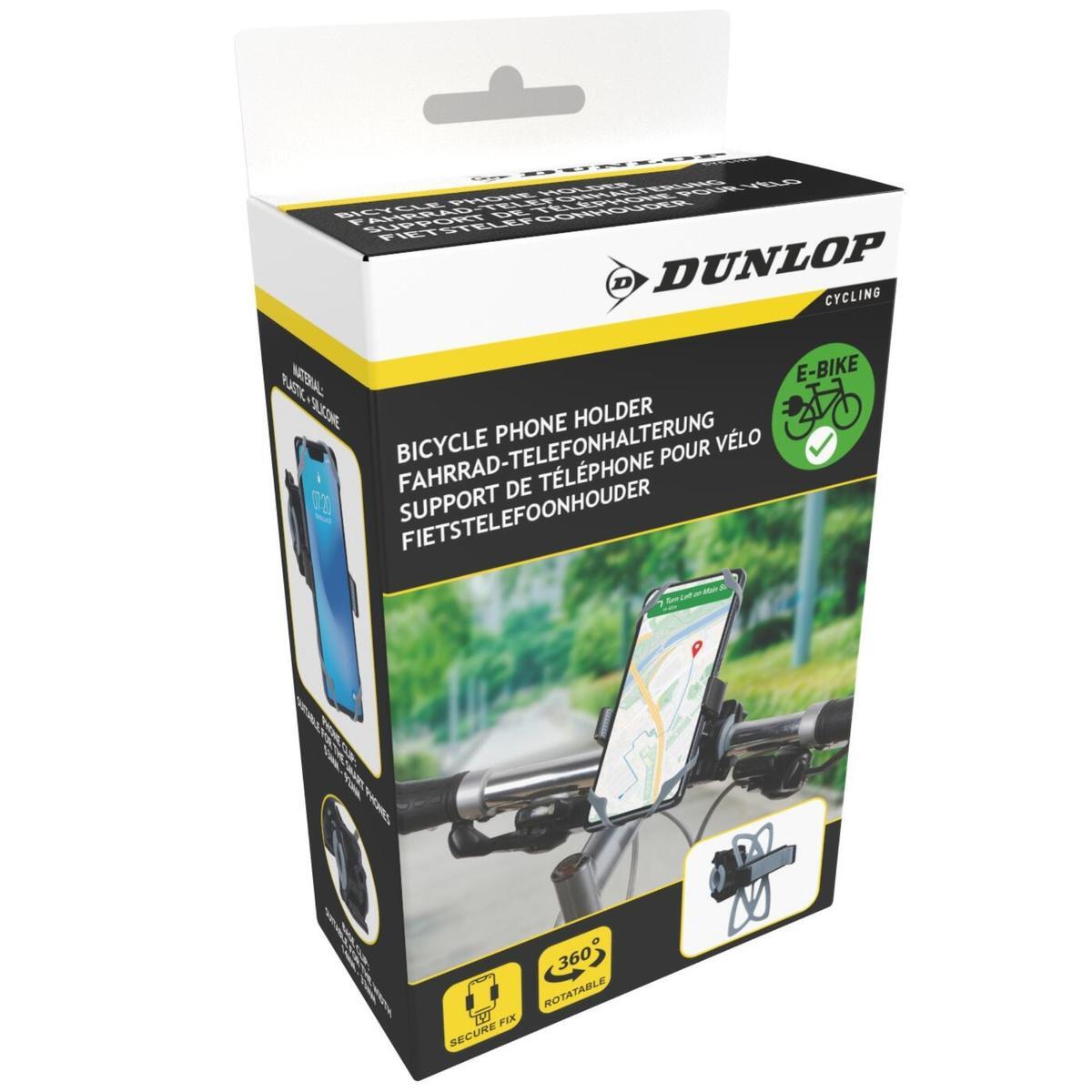Uchwyt rowerorowy Dunlop na telefon obracany 360 stopni 5/5