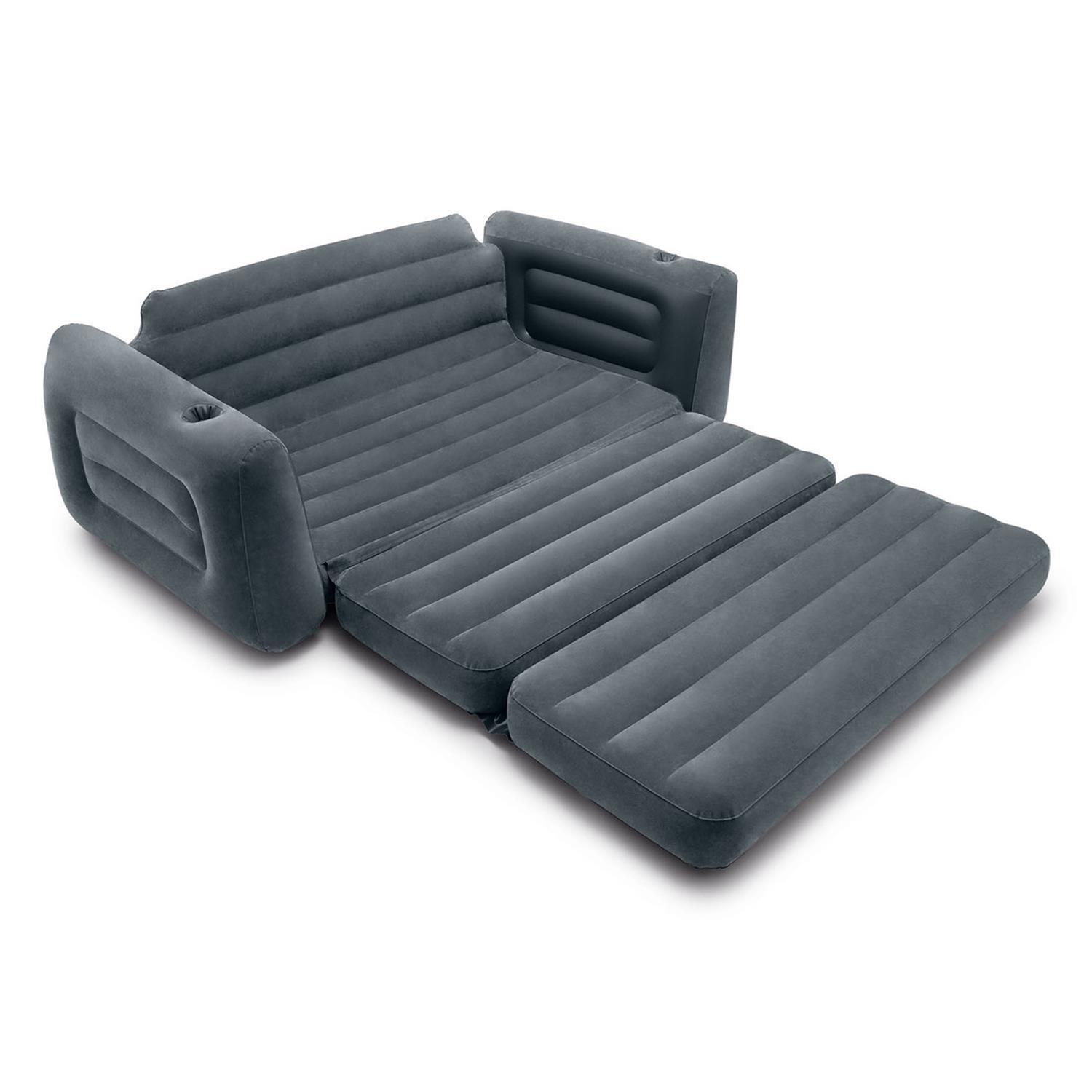 Sofá cama hinchable 2 en 1 Intex 203x224x66 cm 6/7