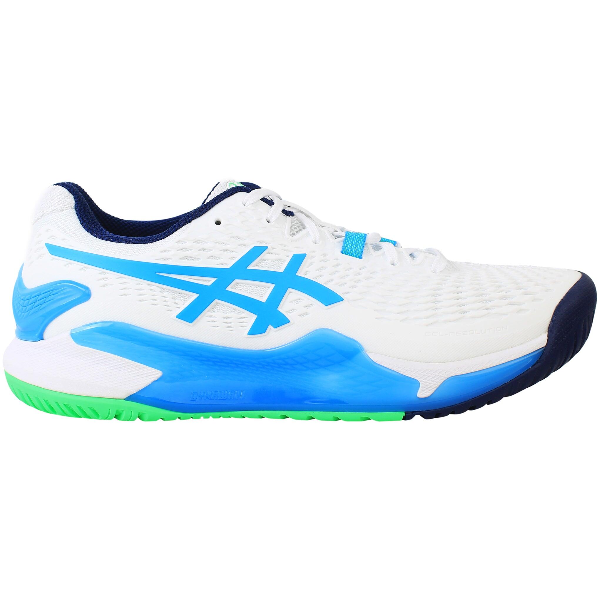 asics GEL-RESOLUTION 9 WIDE【27cm】 Asics Gel-Resolution 9 Mens White Tennis Shoes | Decathlon