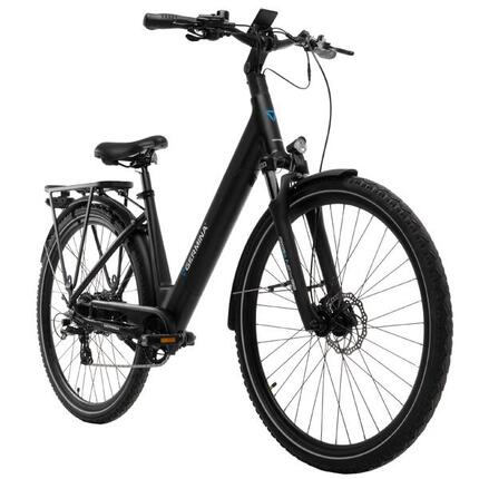 Rower elektryczny GERMINA miejski 28" zasięg 90 km silnik Bafang