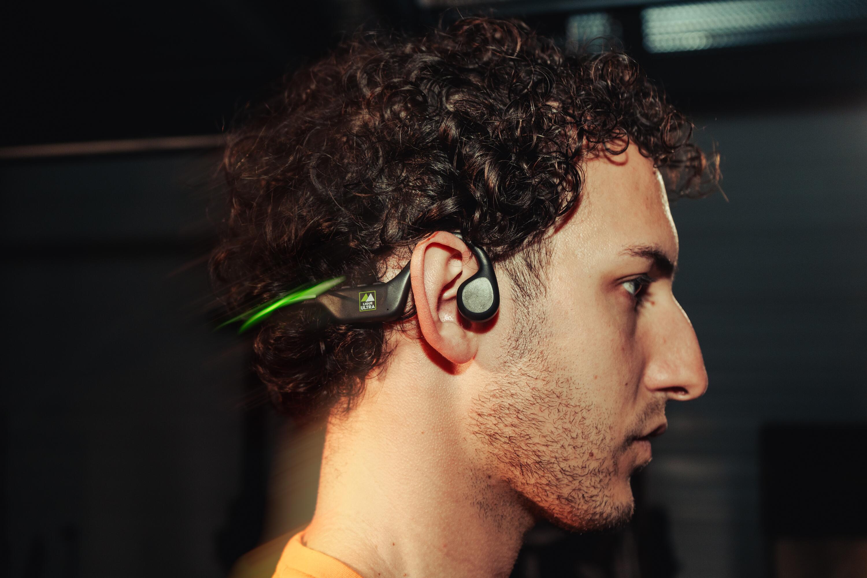 T'nB Casque de sport lumineux conduction osseuse, Ultra Ligue, Energy Light noir 5/7