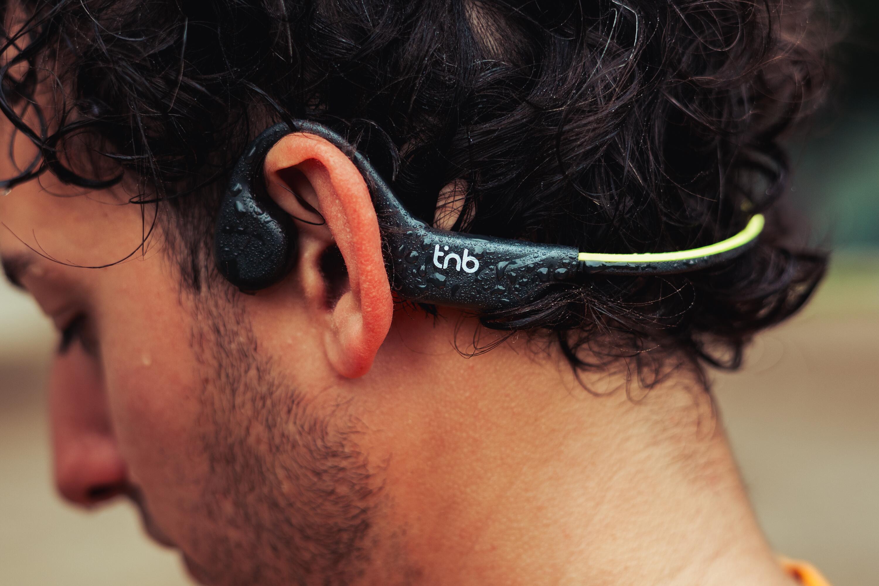 T'nB Casque de sport lumineux conduction osseuse, Ultra Ligue, Energy Light noir 4/7