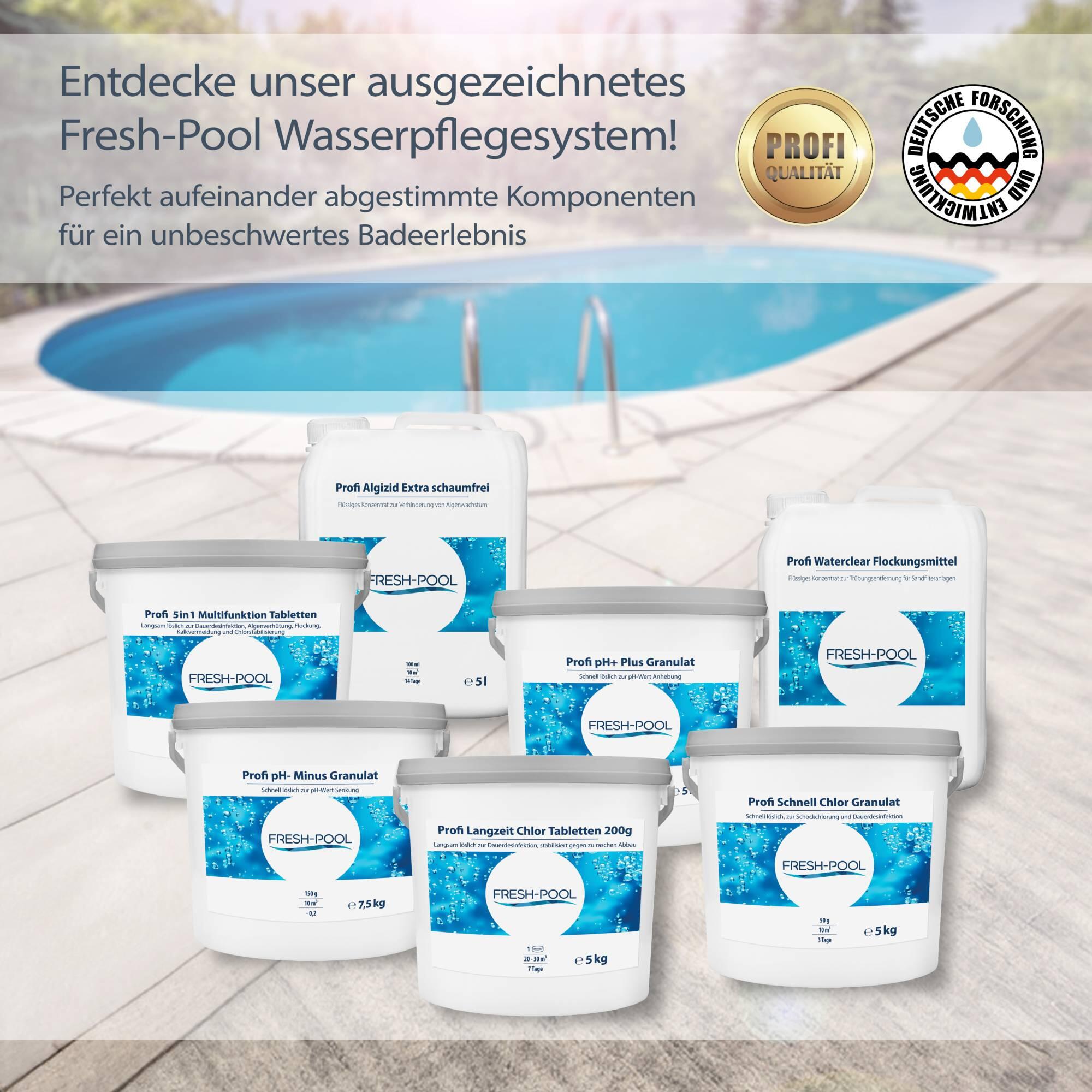 Fresh-Pool Profi pH+ Plus Granulat 5 kg - ph Heber Pool Granulat | ph
Plus Pool 6/7