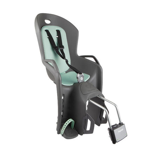 Porte-bébé vélo AMIGA Gris/Vert fixation cadre