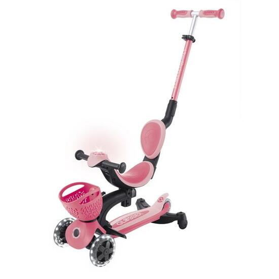 Scooter GO UP Baby Lights 360° Deep Pastel Pink