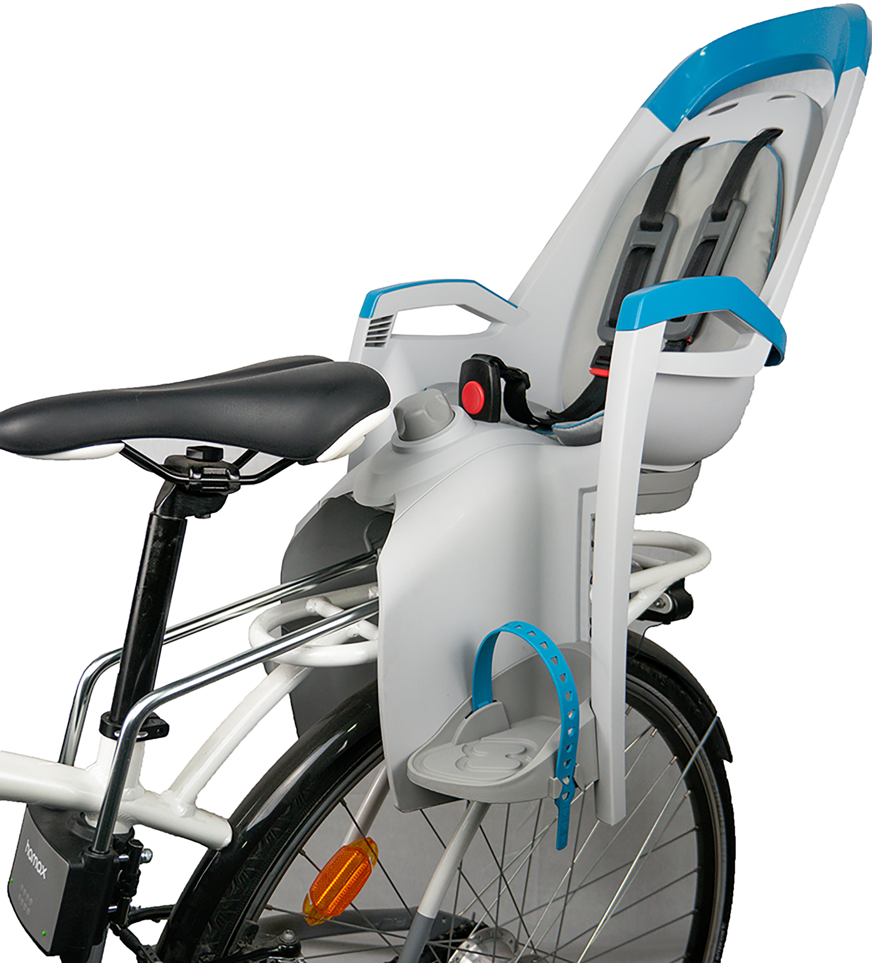 HAMAX Amaze - adaptador para portabicicletas gris/petrol 3/7