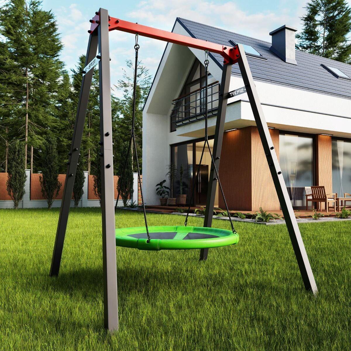 Balançoire de Jardin pour Enfants avec balançoire NID I Charge maximale 150 kg 3/7