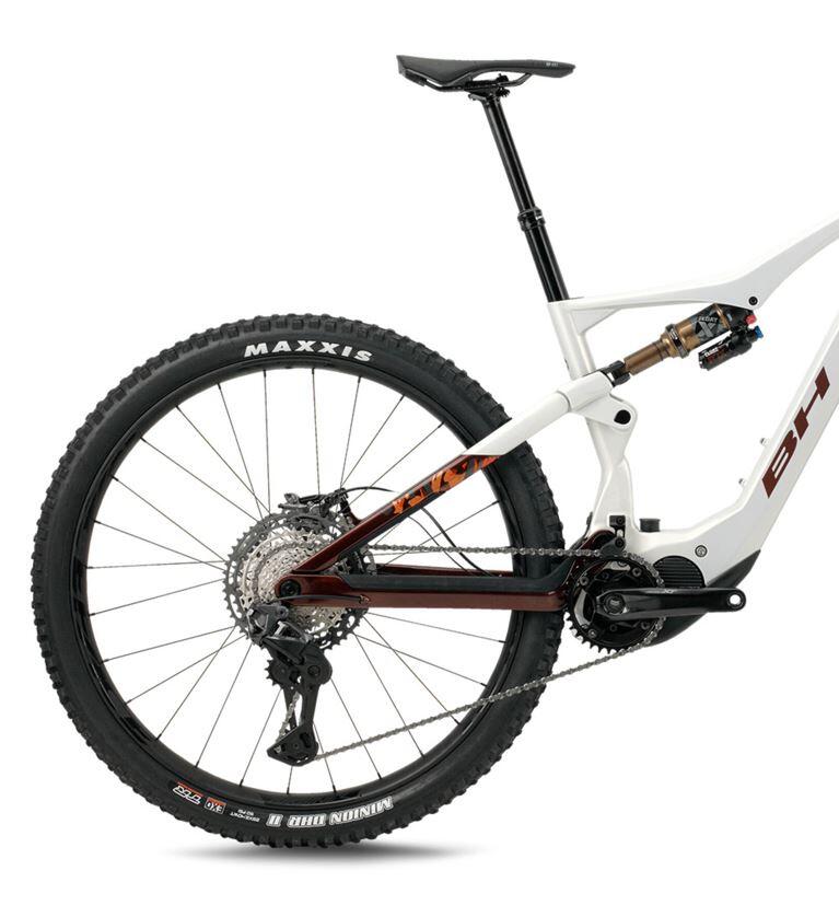Bicicleta eléctrica Mtb Bh Ilynx+Sl Enduro Carbon 9.8 blanco-naranja-marron 3/3
