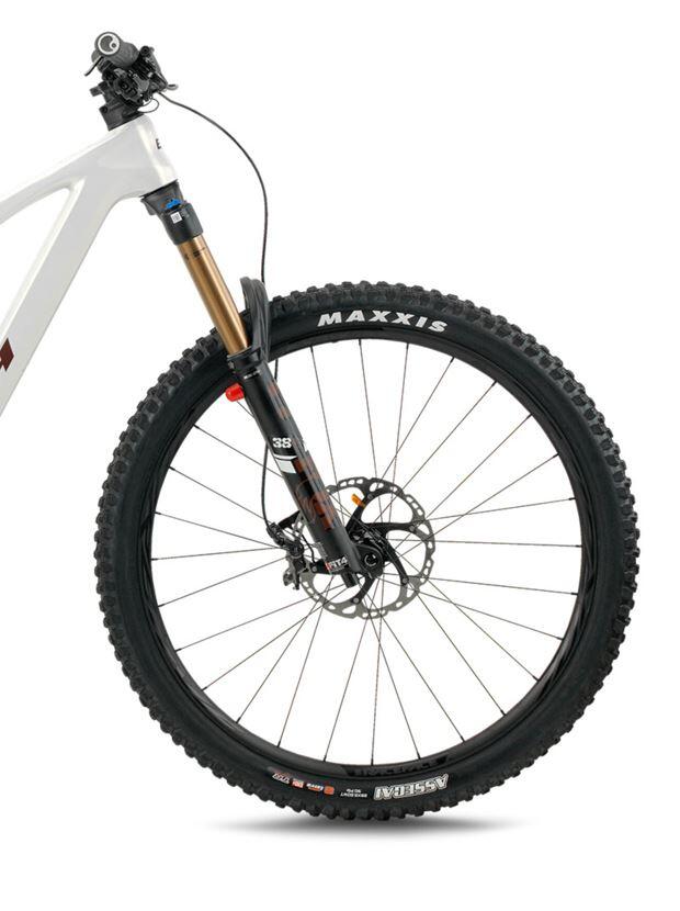 Bicicleta eléctrica Mtb Bh Ilynx+Sl Enduro Carbon 9.8 blanco-naranja-marron 2/3