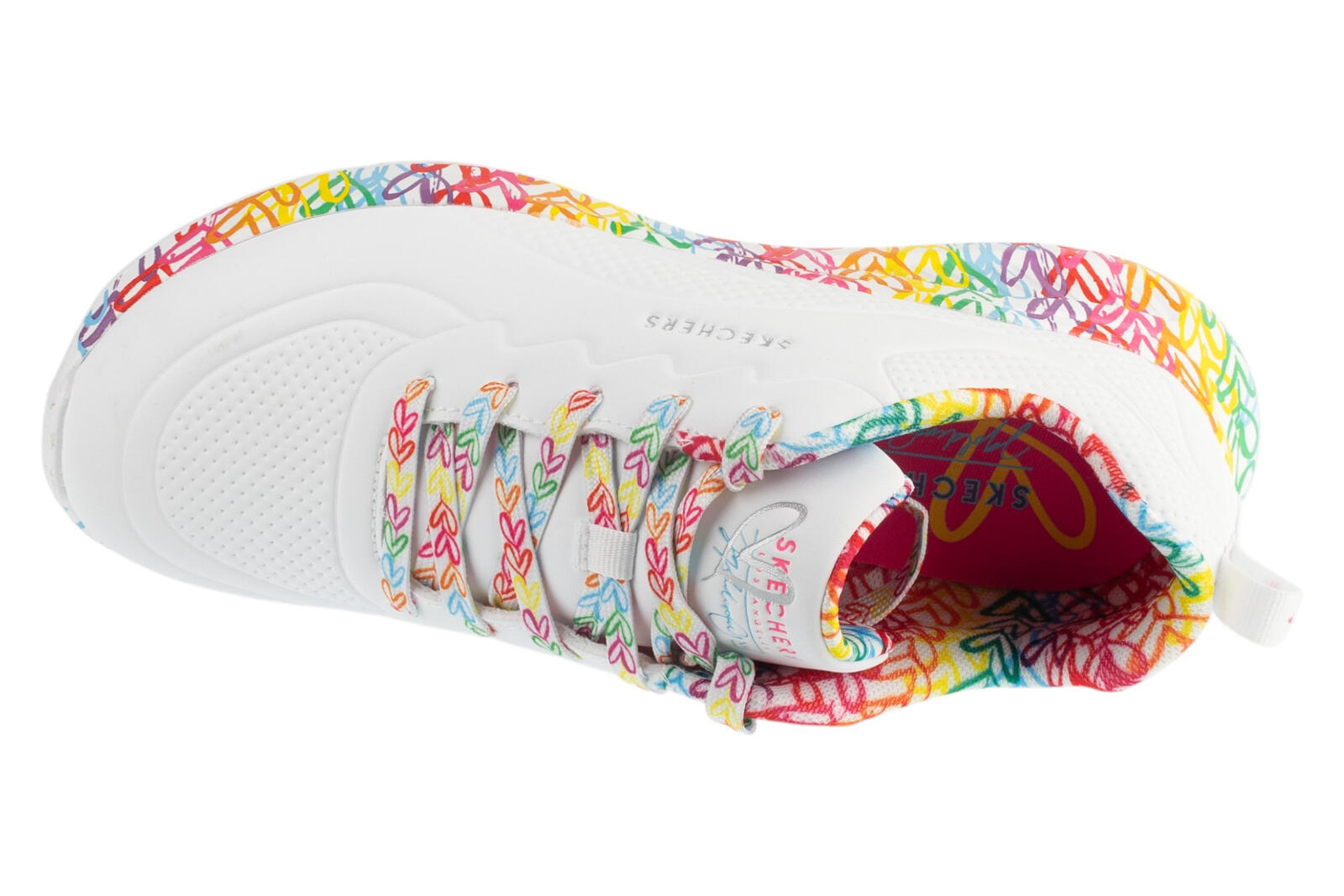 Buty sportowe Sneakersy damskie, Uno Lite - Exuberant Hearts 3/4