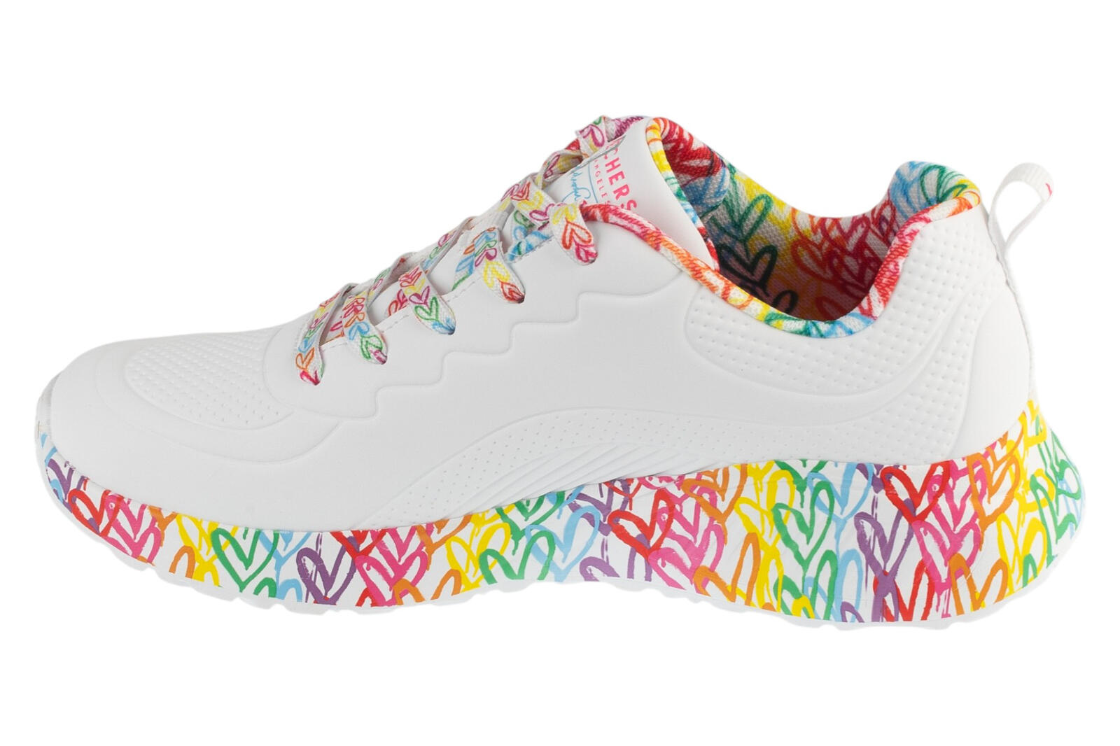 Buty sportowe Sneakersy damskie, Uno Lite - Exuberant Hearts 2/4