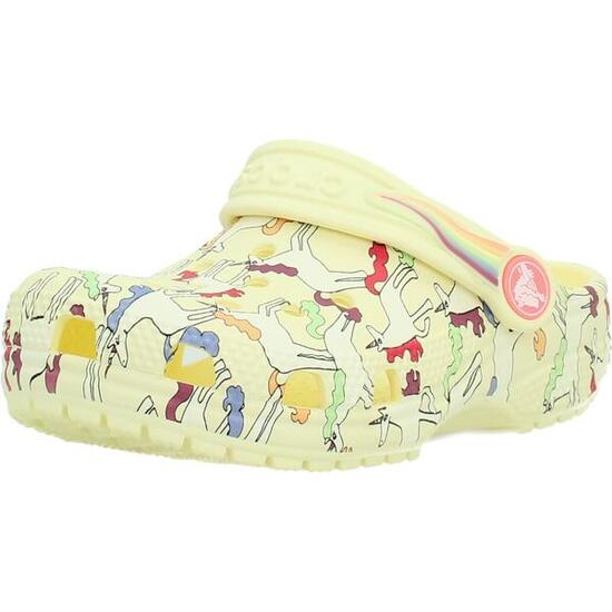 Crocs Kinder Sandale Classic Unicorn Graphic Clog T 212515