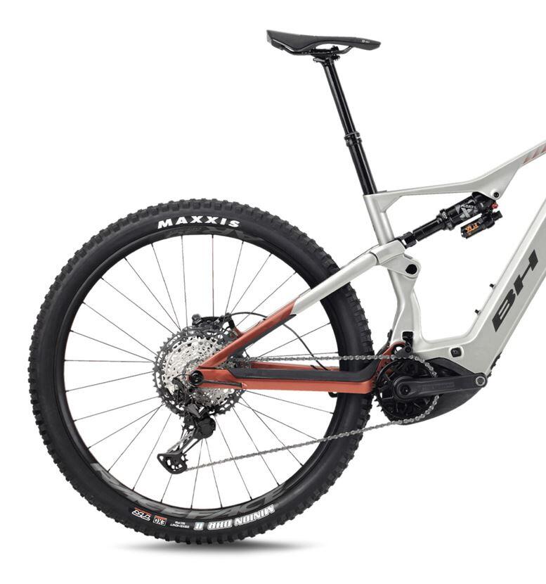 Bicicleta eléctrica Mtb Bh Ilynx+ nx Trail Carbon 8.6 blanco-naranja-marron 3/3