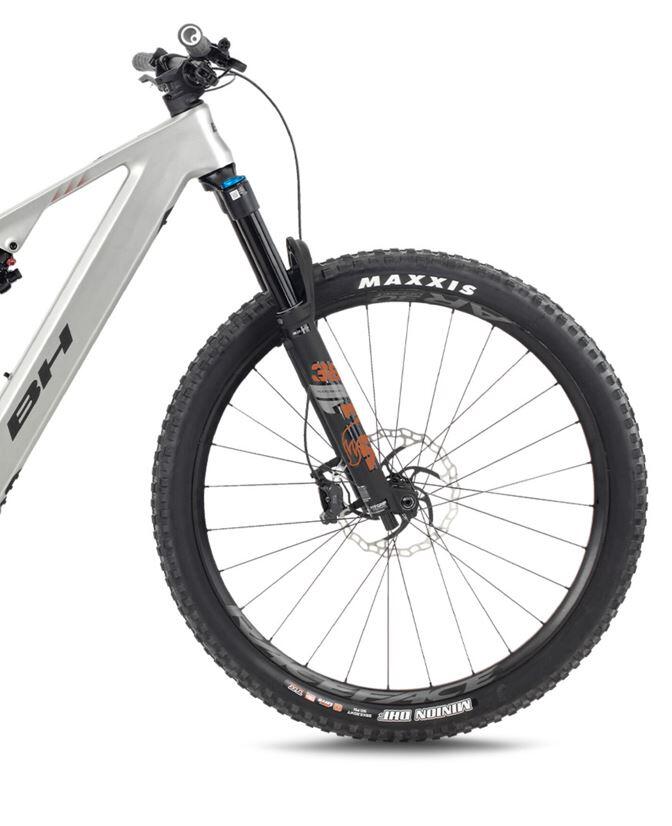 Bicicleta eléctrica Mtb Bh Ilynx+ nx Trail Carbon 8.6 blanco-naranja-marron 2/3