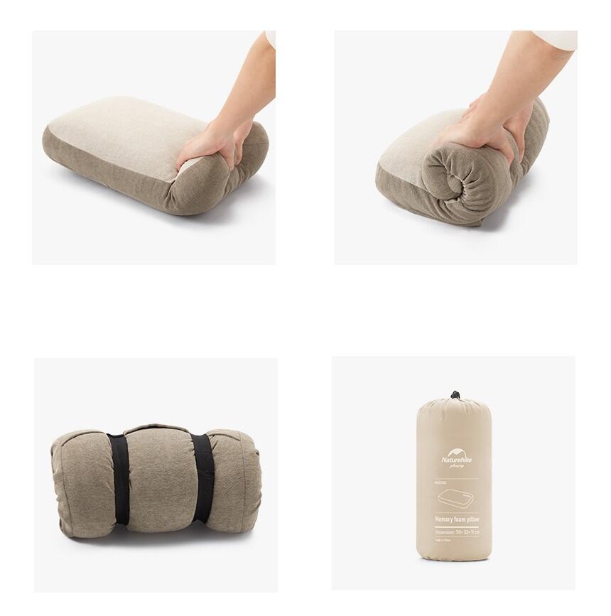 Naturehike Memory Foam Comfort Square Pillow 4/7