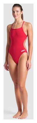 Maillot de Bain 1 Pièce Femme Dos Nue Challenge Back Rouge 3/7