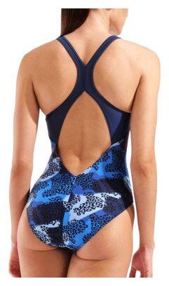 Maillot de Bain Arena Camo Bleu Femme 4/5