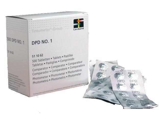Reactivos DPD 1 cloro libre 511050BT 100 tabletas Lovibond 7/7