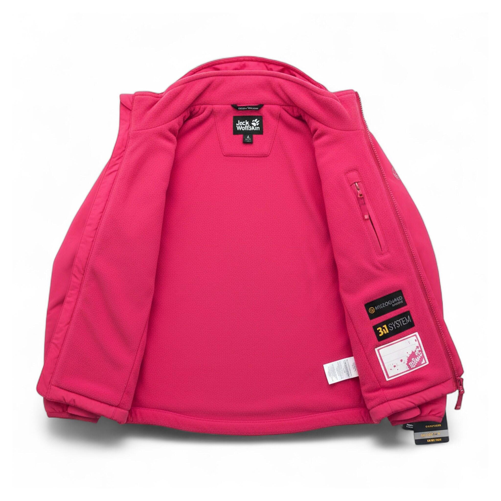Fleecejacke Glen Dale Kids in Rosa 4/5