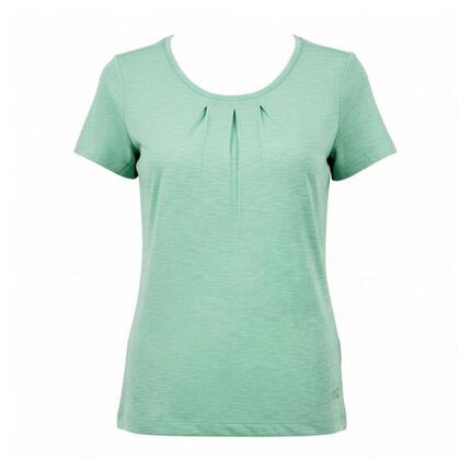 T-Shirt Travel Drape Damen Shirt T-Shirt Sportshirt Funktion in Grün