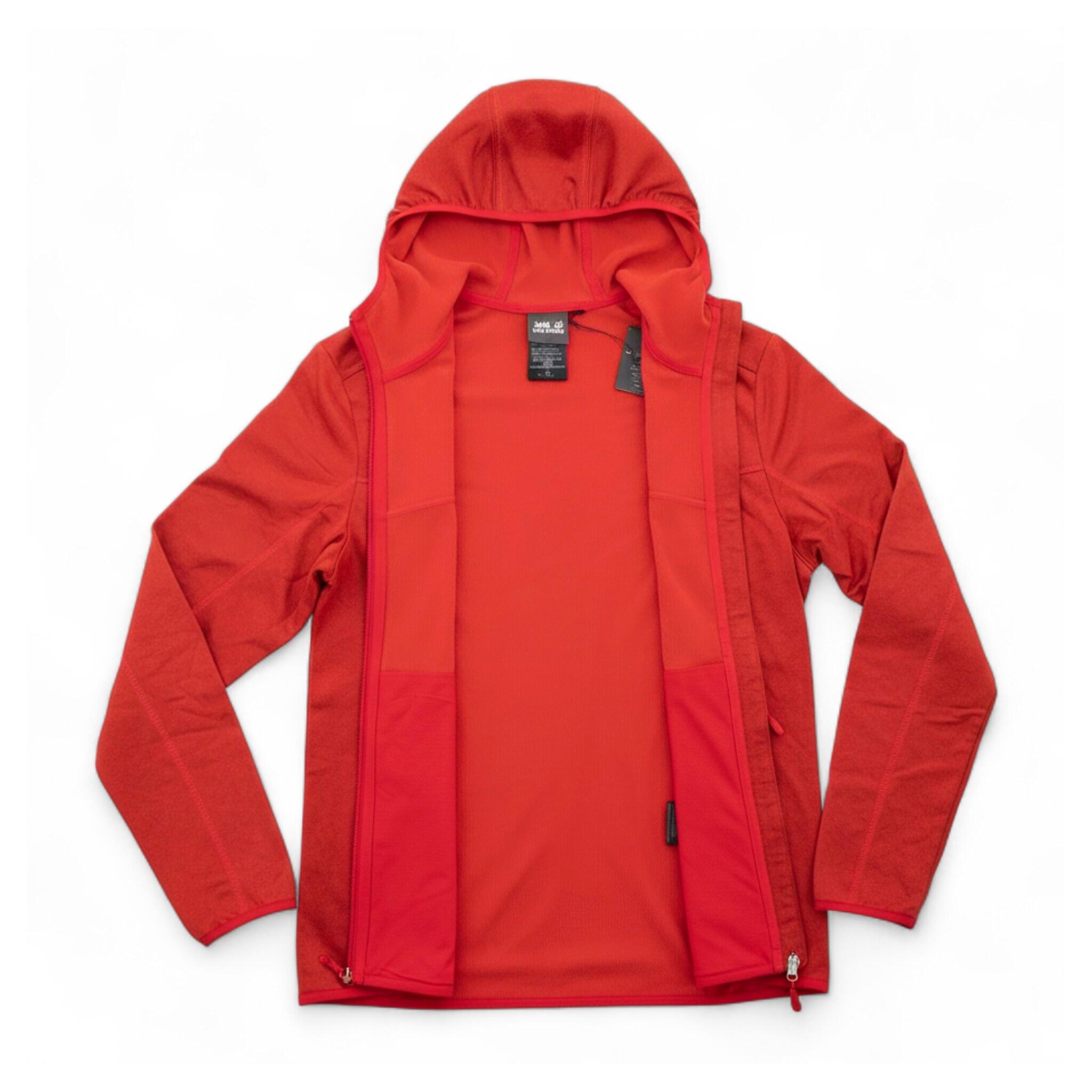 Sweatshirt Sutherland Hooded Jacke Herren Fleece in Grau 3/4