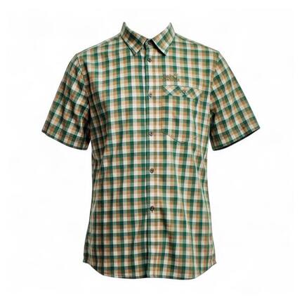 Hemd Napo River Shirt Emerald kurzarm Herren Hemd Outdoor in Grün