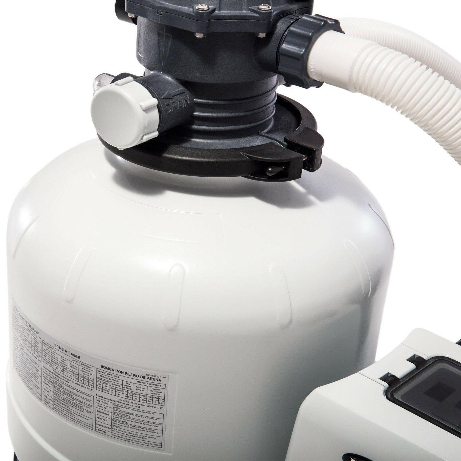 Zwembadfilter Intex met een filtratiecapaciteit van 7900 L/u 6/7