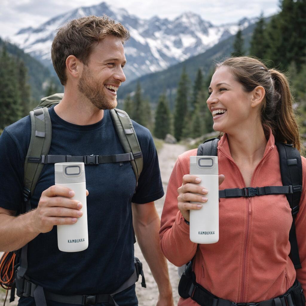 Termoska turistický nerezový termohrnek Etna Milky White 500 ml 7/7