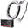 Hula-Hoop Magnetic Reglabil cu Afișaj Digital și Bilă Fitness HMS HHM16