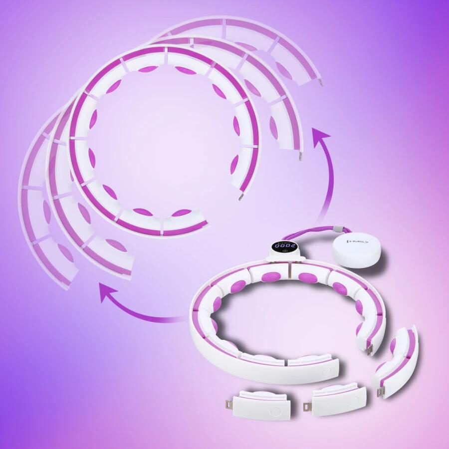Hula Hoop - Magnesy, Waga i Licznik - Biały/Fioletowy 6/7