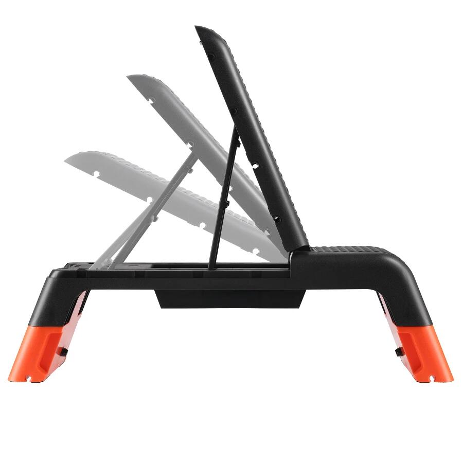 Regulowany Step Fitness Pro - Czarny/Pomarańczowy 5/7