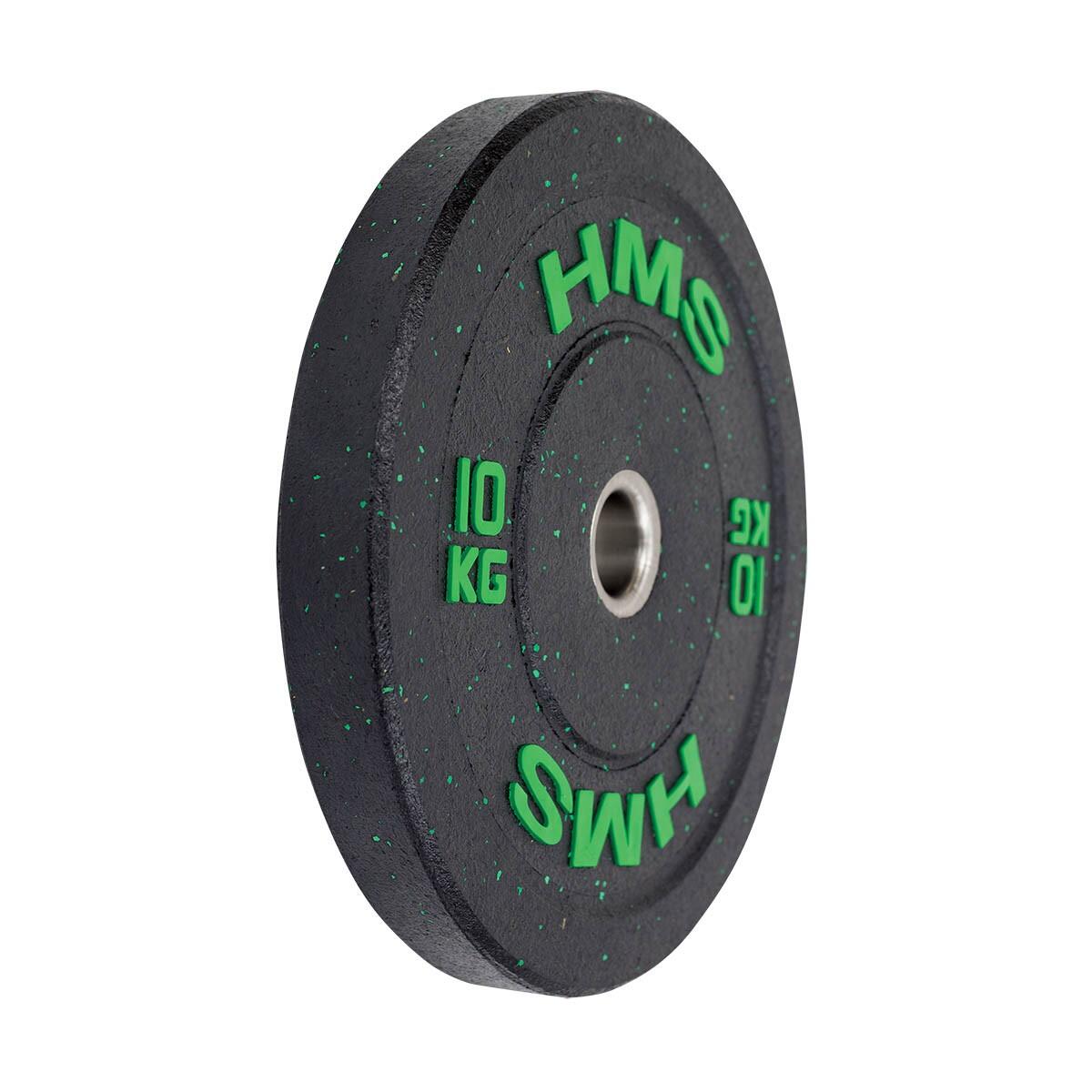 Bumper Plate - Olympische Halterschijf - 10 kg - Groen 3/6