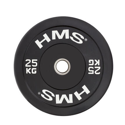Disque Bumper - Disque Olympique - 15 kg - Noir
