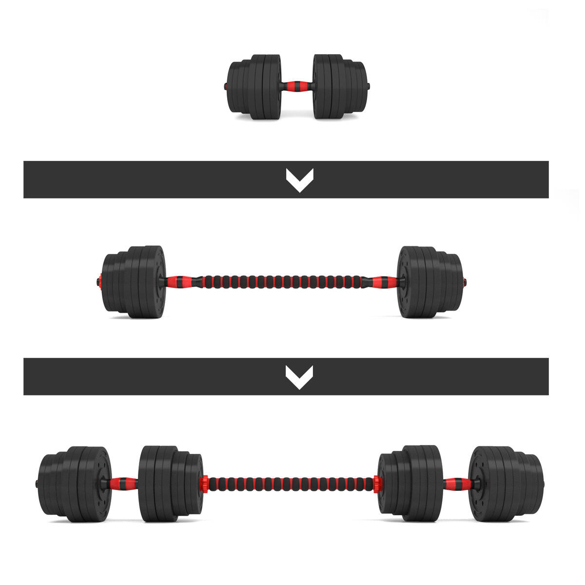 Verstelbare Halter en Dumbbell Set - 40 kg 3/7