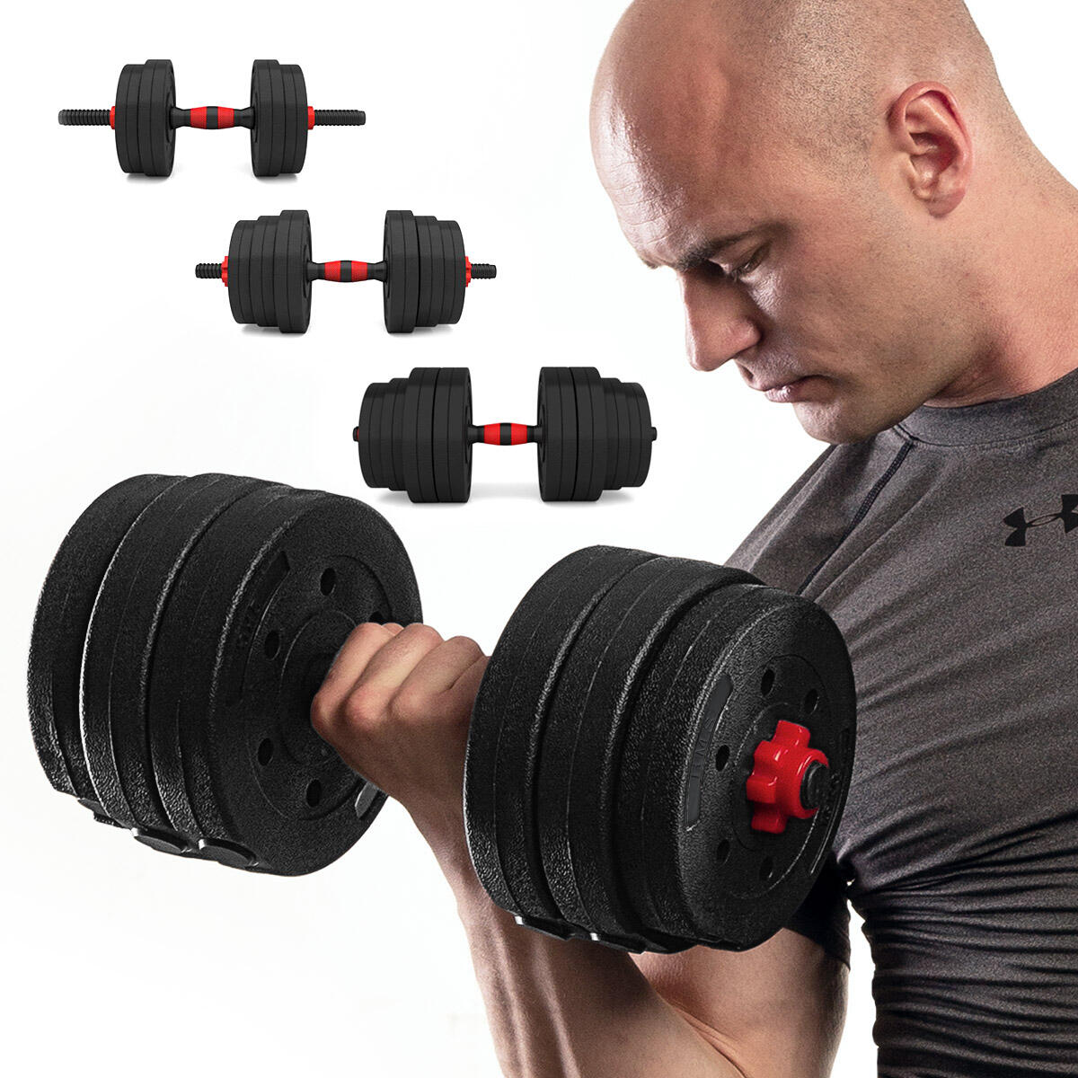 Verstelbare Halter en Dumbbell Set - 40 kg 2/7