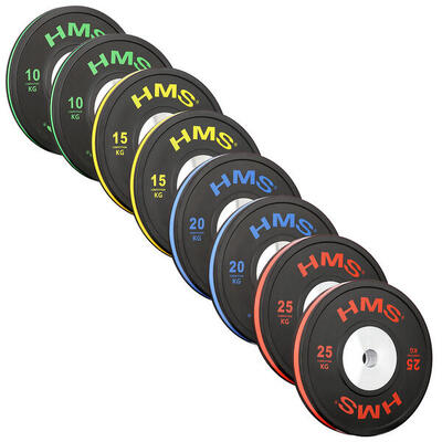 Olympische bumper plate set - 140 kg