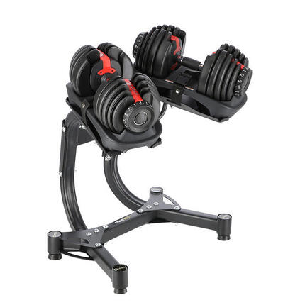 Zestaw Regulowanych Hantli z Stojakiem - 2 x 23,8 kg