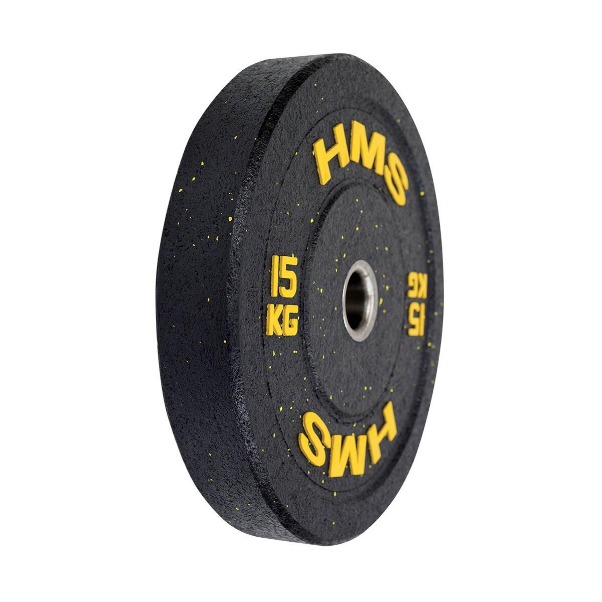 Olympijský bumper kotouč HMS HTBR 15 kg 3/6